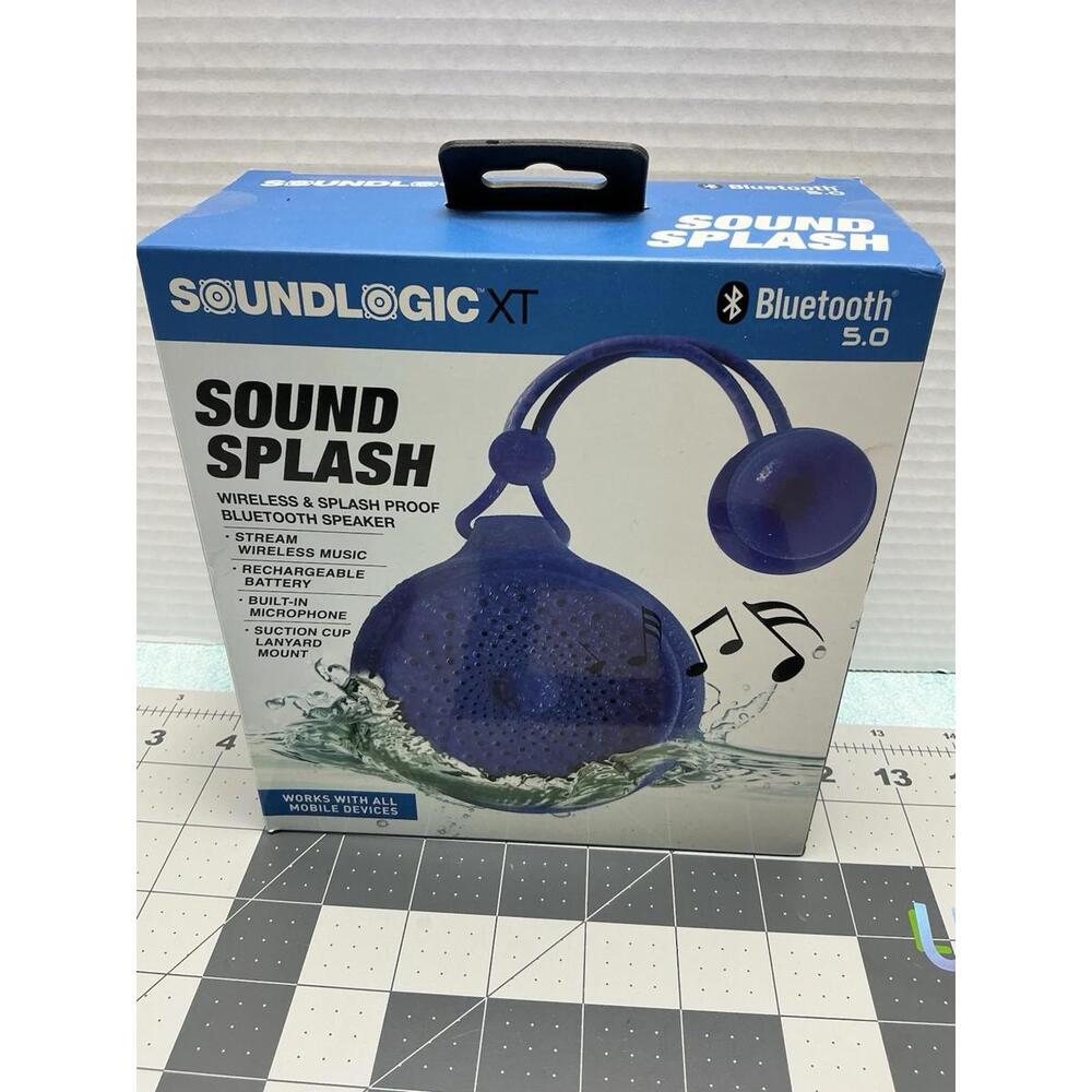 SoundLogic XT Sound Splash‎ Wireless Shower Bluetooth Works W/All Mobile Devices